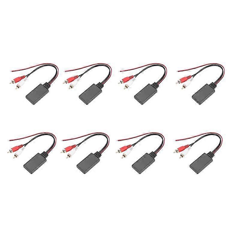 8X Car Universal Wireless Bluetooth Module Music Adapter Rca Aux Audio Cable