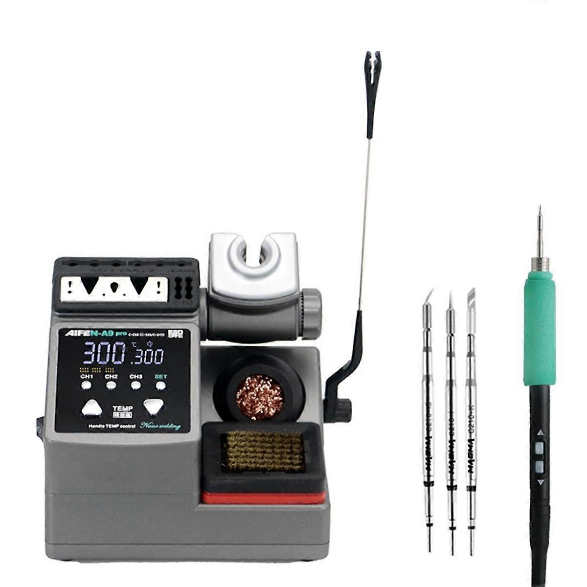 A9PRO Soldering Station for SUGON Soldering Iron Tip 210 Handle Control Temperature Welding Rework