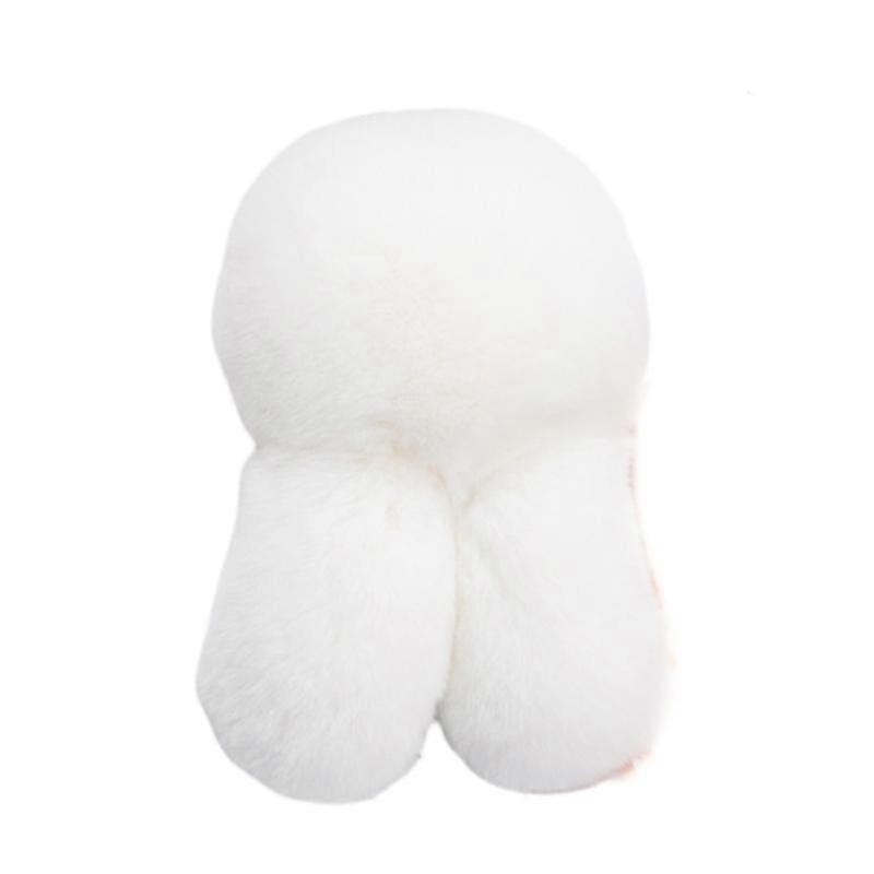 MIMIGO Cute Real Rabbit Fur Ball Pom Pom Keychain Car Key Ring Handbag Tote Bag Pendant Purse Charm