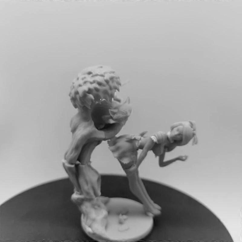 Échelle 1/24 résine modèle Kit Figure Miniatures Fantasy Girl Bricolage scène Assembler non assemblé non peint Statuettes jouets