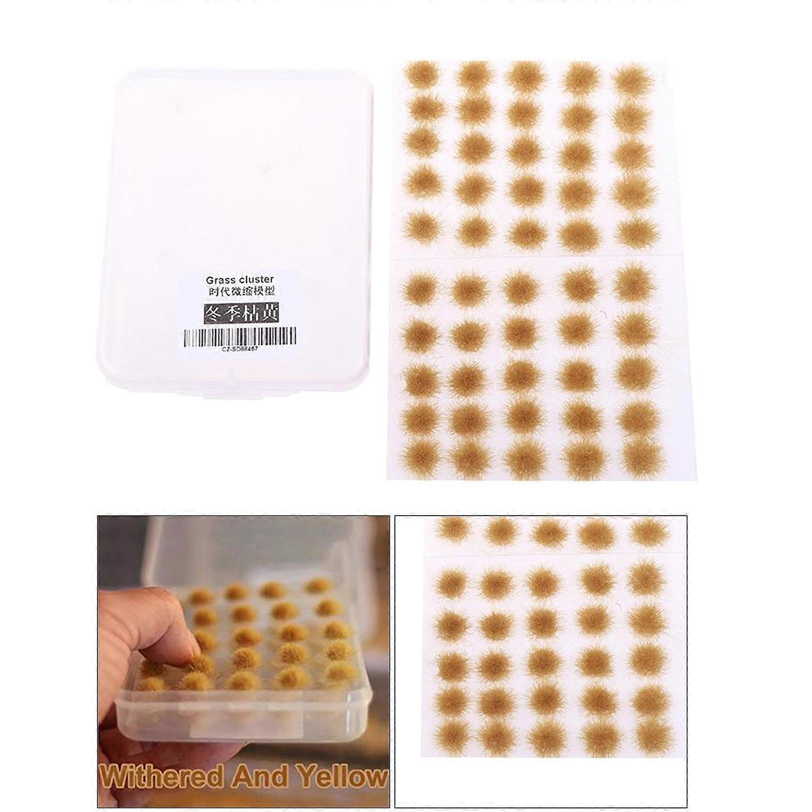 Static Grass Tuft Artificial Terrain Model Diorama Miniature Dark Green