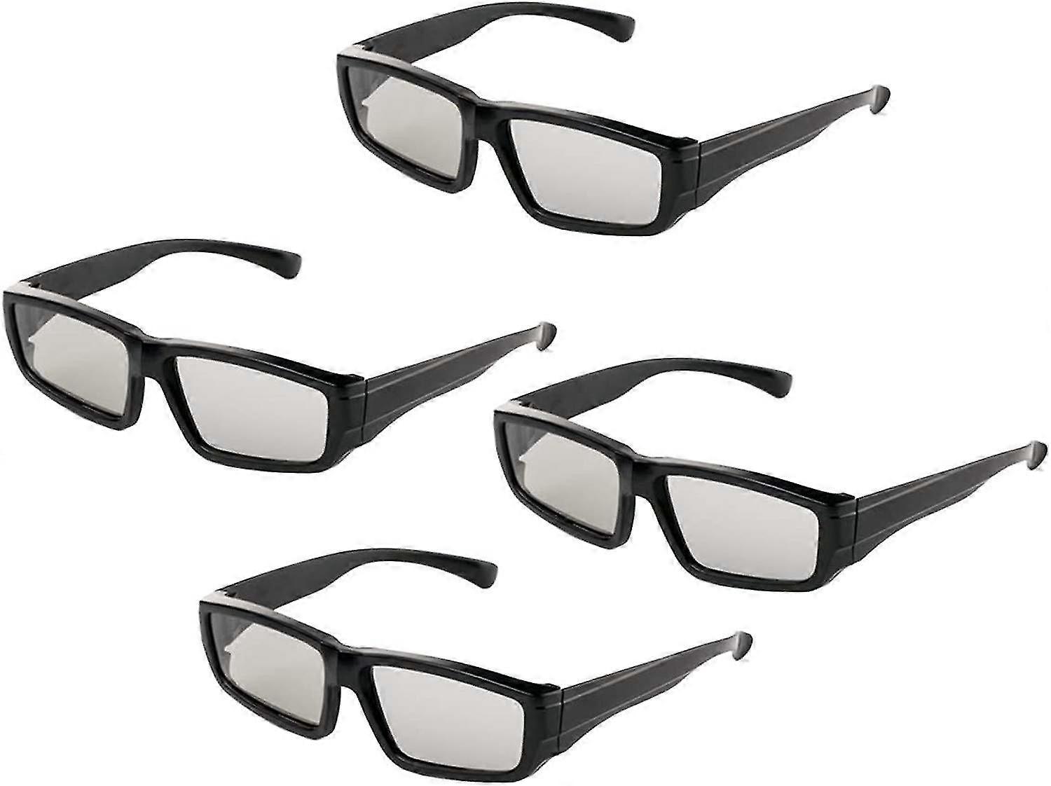 4x Unisex Passive Polarized 3d Glasses4pcs