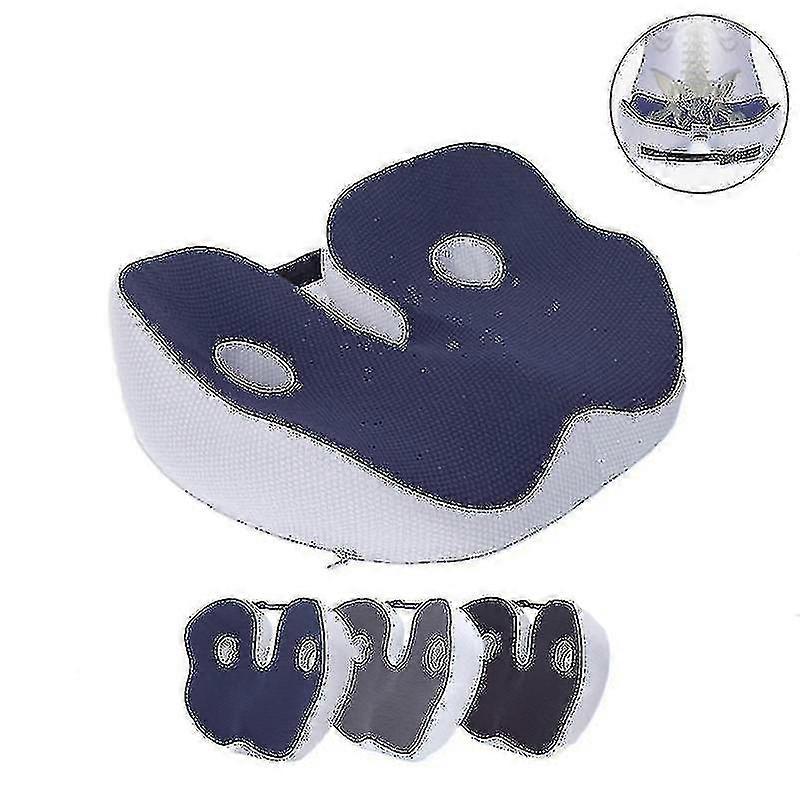 Memory Foam Sit Bone Relief Seat Cushion For Butt Lower Back Hamstrings Hips Ischial Tuberosity Reduce Fatigue Chair