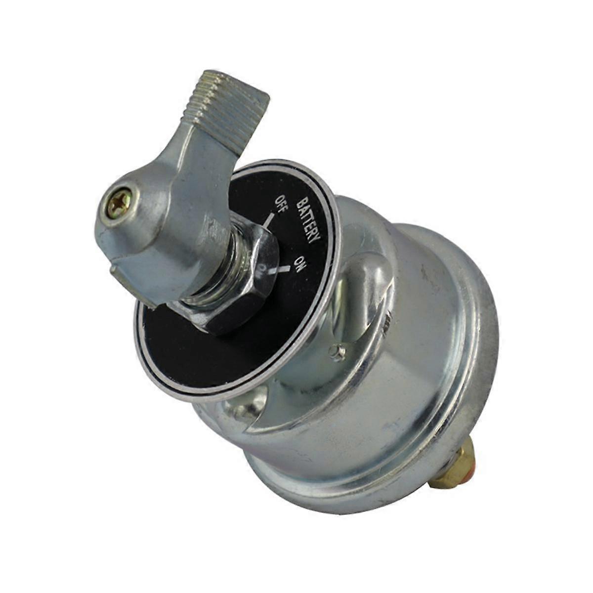 Current Battery Disconnect Switch 300A, 12-24V Master Battery Power Cut Isolator Switch with Face Plate for Car, RV