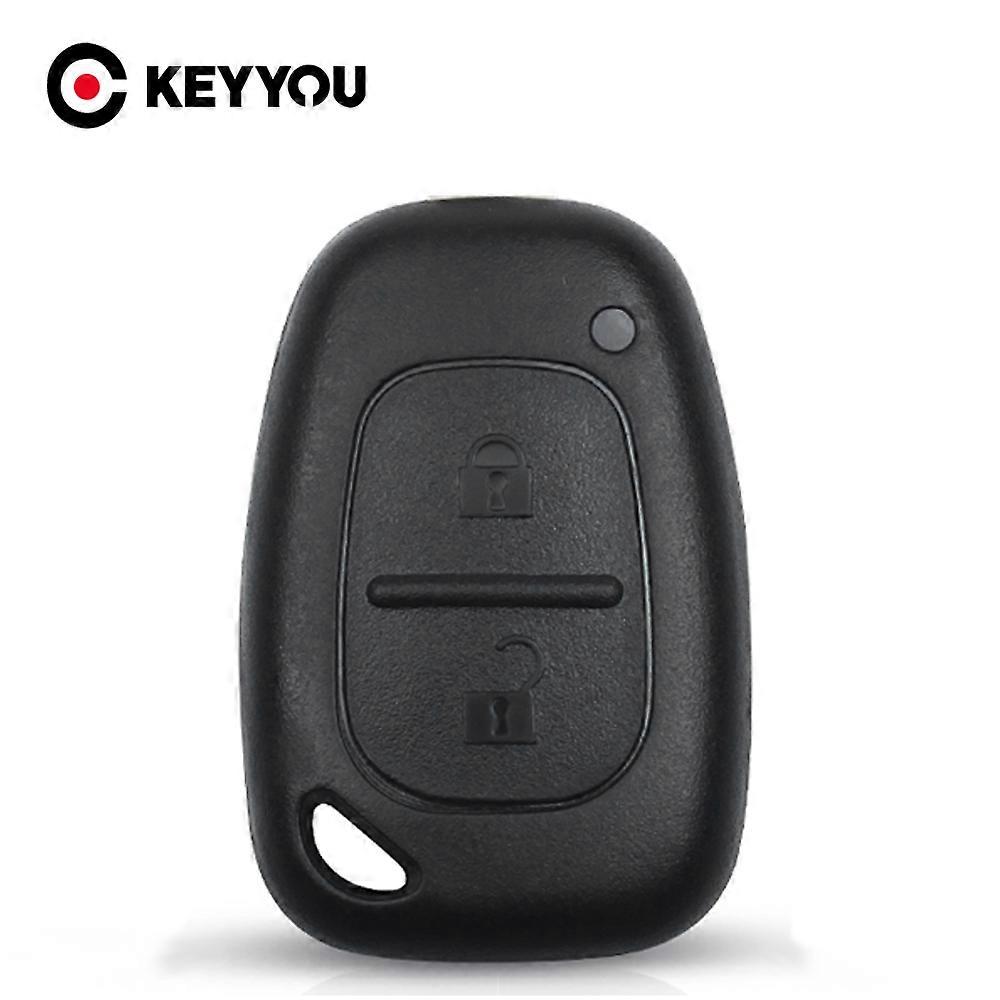 2 Button Remote Car Key Shell Cover Fob Case For Vauxhall/Opel Vivaro/ Renault Movano Trafic Renault Kangoo No Blade