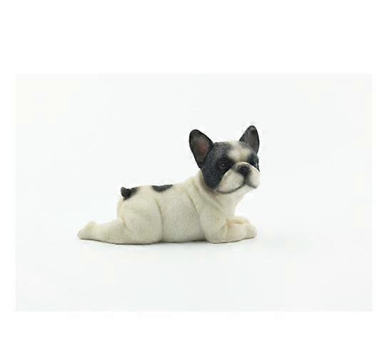 JJMラブリーフレンチブルドッグ犬ペットフィギュア動物モデルコレクターおもちゃデコレーションカー手工芸品アクセサリー大人の子供ギフト