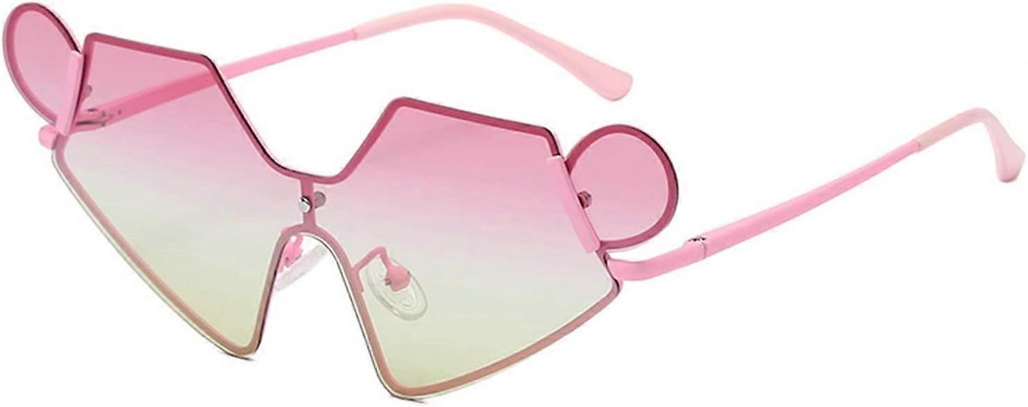 Barn Solglasögon Flickor Pojkar Barn Metall Polygon Solglasögon UV 400 Skydd för ålder 5-16