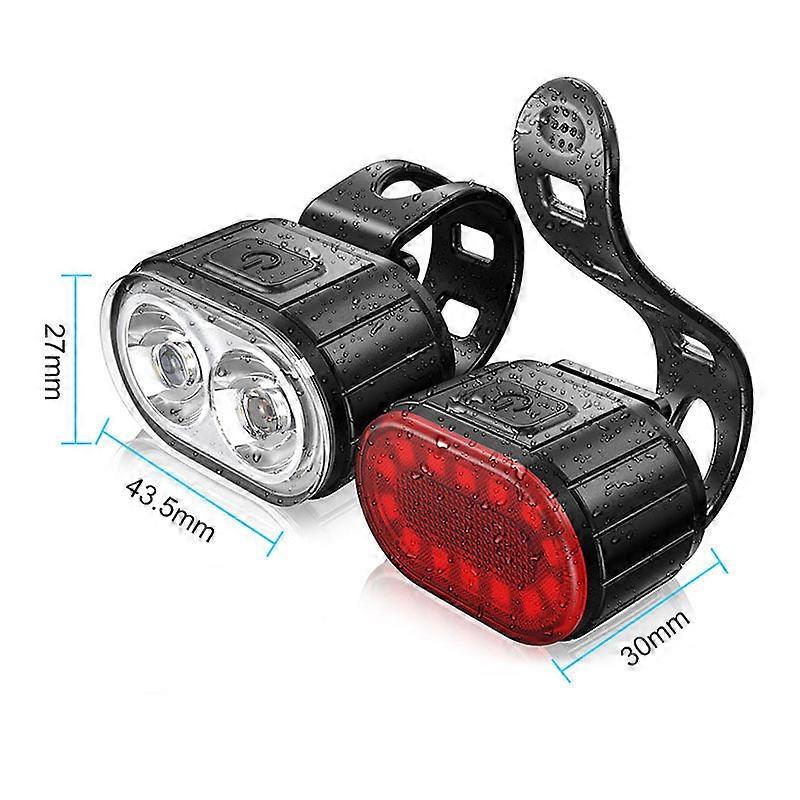 The rechargeable bicycle lamp is set with super bright 8+12 mode, which is used for night riding/riding safety and has a long battery life of 58 hours