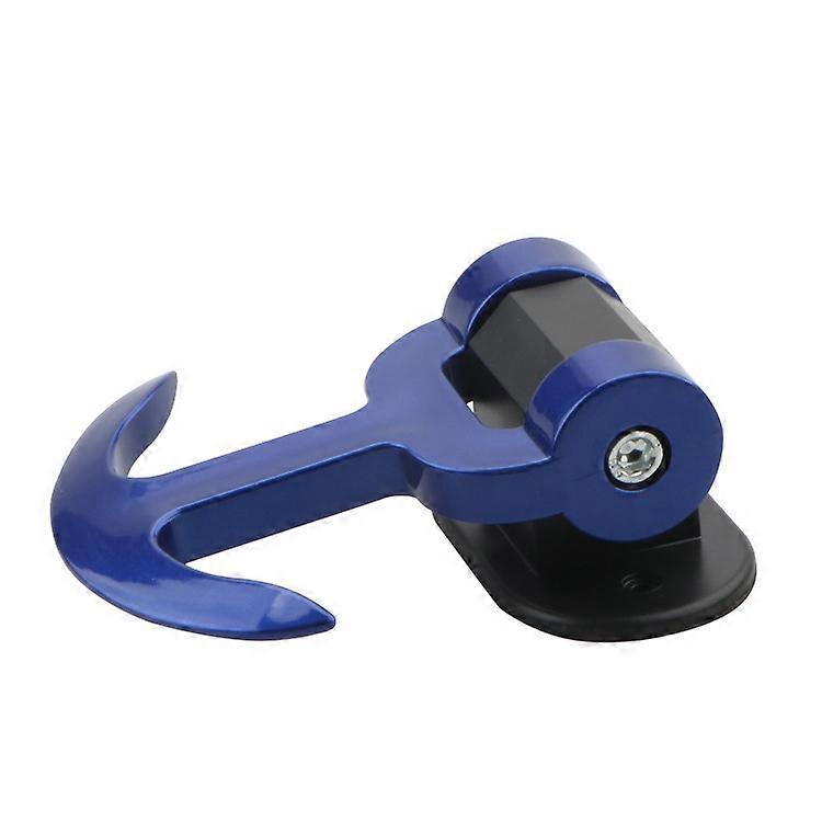 Blue-JDM auto Retrofit universal adhesive trailer hook no punching T type adhesive trailer hook