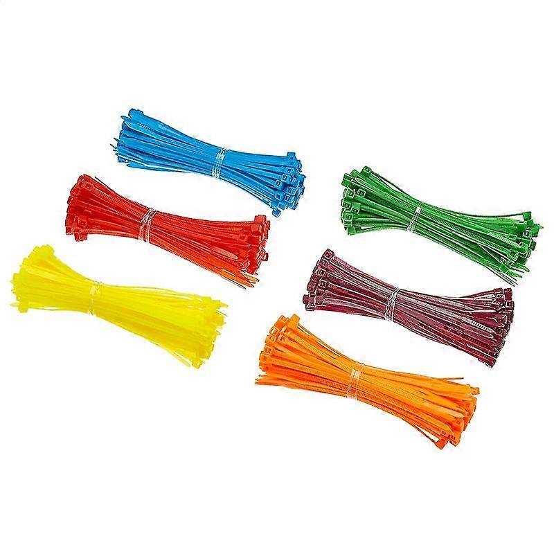 Multi-Color Cable Zip Ties - 10.16 CM/100mm, 480-Piece