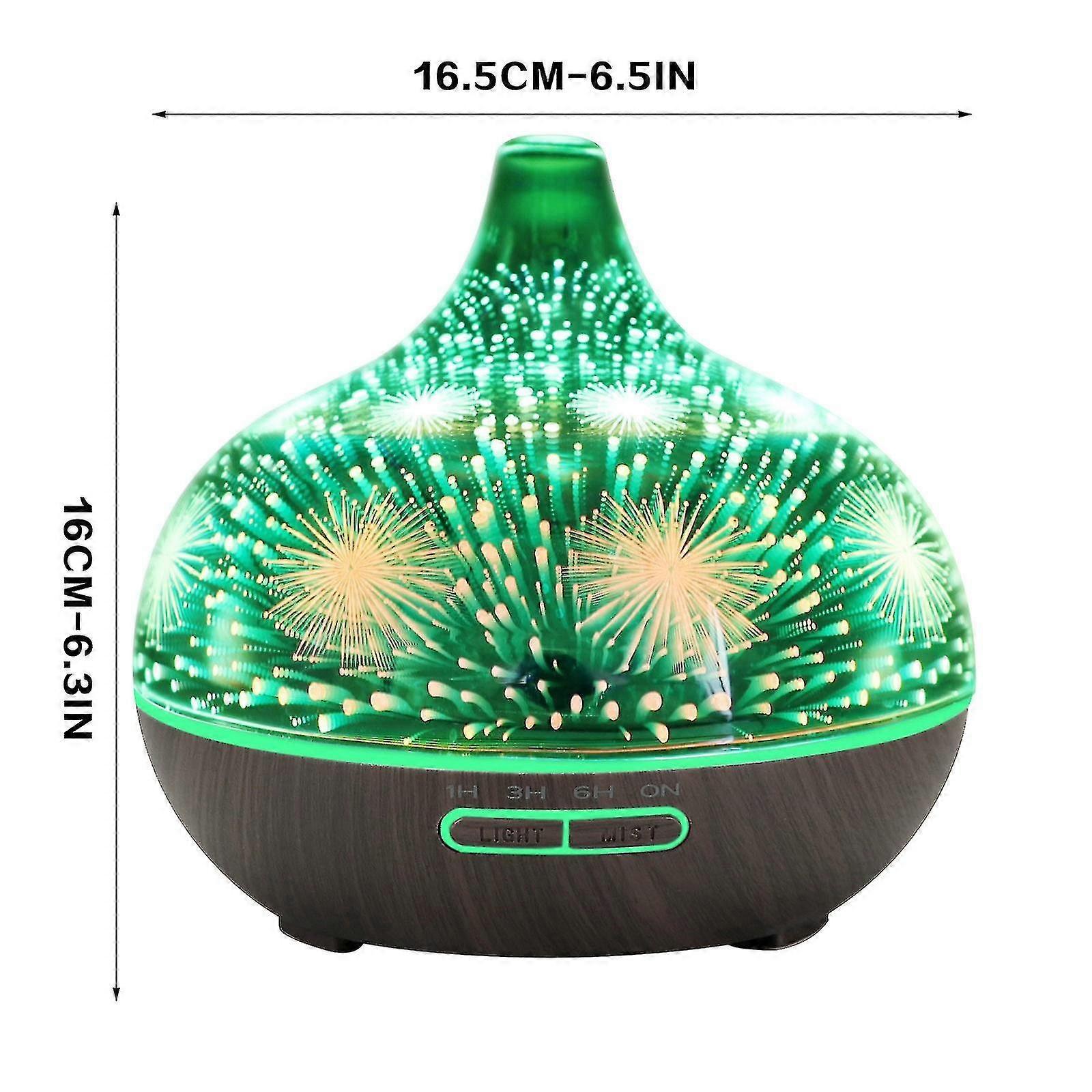 3d Nattlys U Ltrasonic Aroma Diffuser Eterisk Olje Luftfukter Aromaterapi