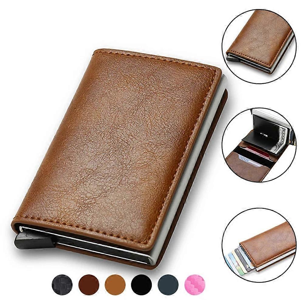 Men's Aluminum Alloy Card Case Wallet Durable Large Capacity Card Pouch for Credit Card Storaging