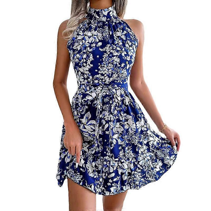 Women's Smocked Tiered Ruffled Mini Floral Dresses