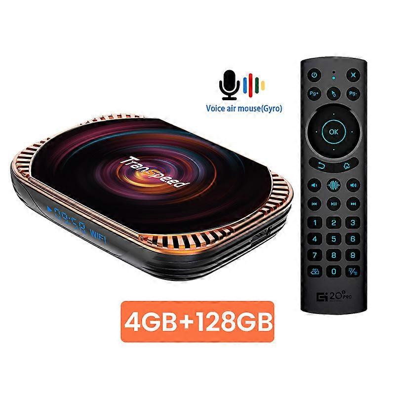 8K 3D Android 11.0 TV Box Amlogic S905X4 X4 4K LAN 1000M BT4.0 2.4G&5.8G Fast Wifi Media Player Set top box