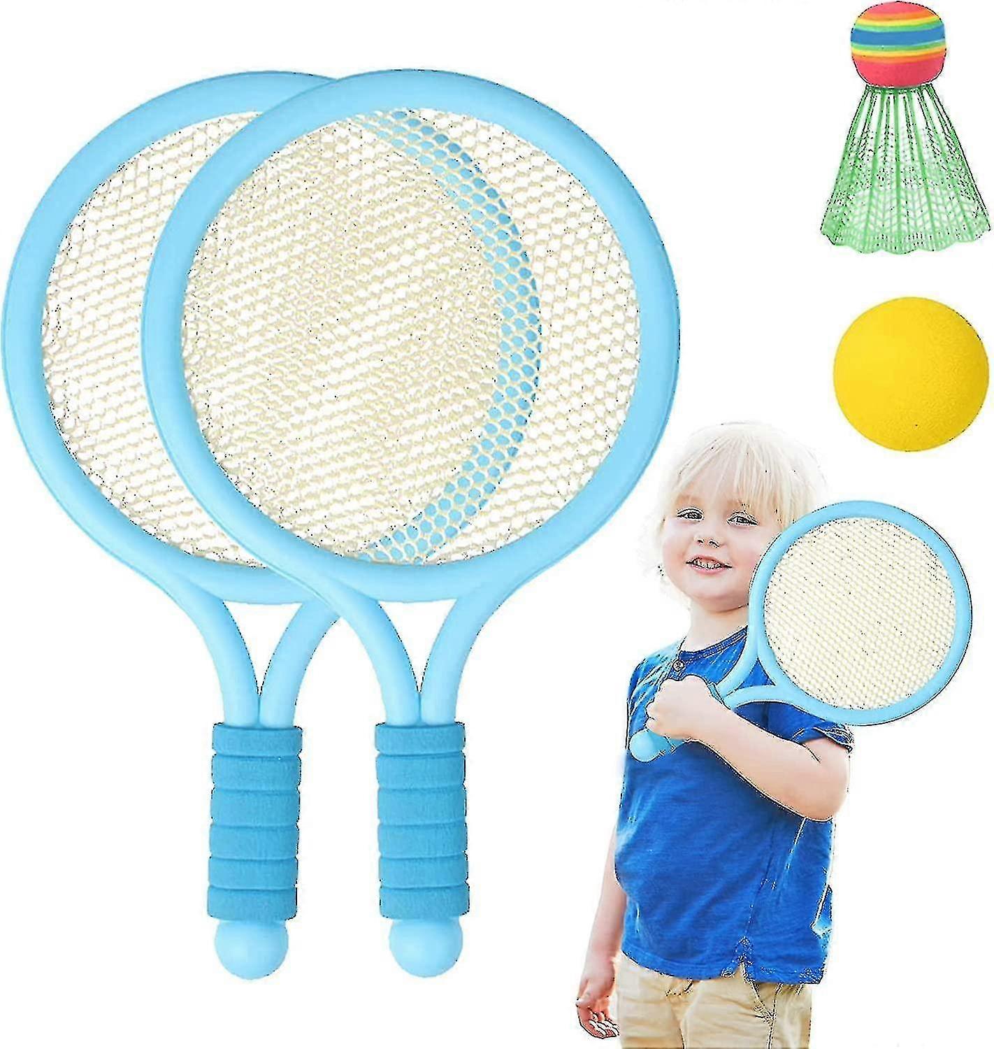 Children's tennis racket set, including 2 rackets and 2 balls
