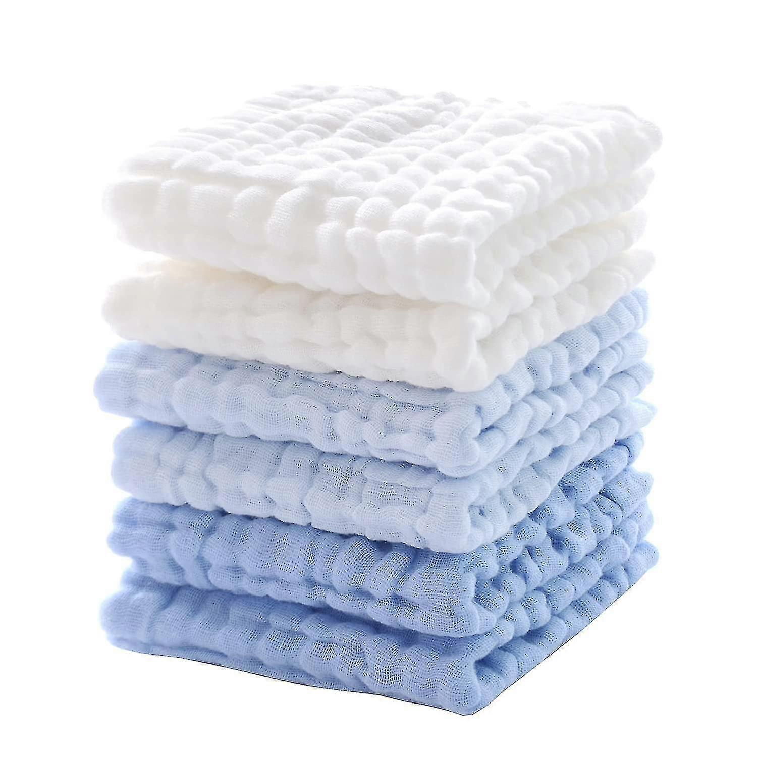 Baby Muslin Washcloths Soft Face Cloths For Newborn, Absorbent