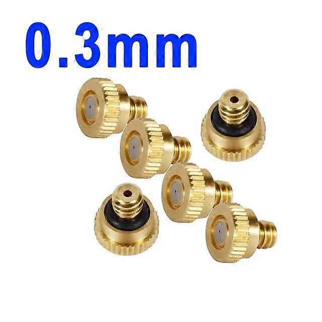 Thread 10-24UNC Brass Atomizing Lawn Mist Sprinkler Gardening Spray Nozzle misting fog nozzle Cooling Humidifying Cooling Nozzle