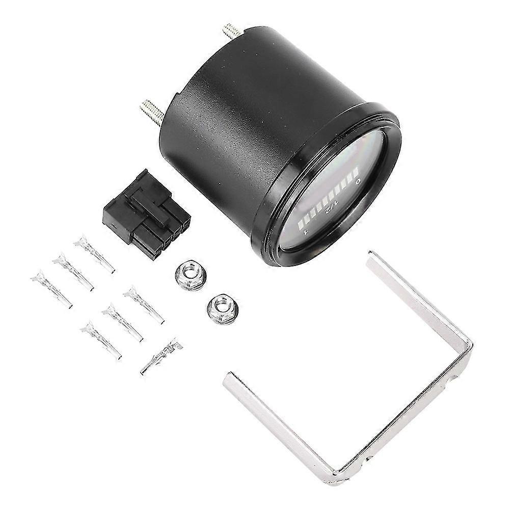 DC12-48V LCD LED Digital Battery Indicator Engine Hour Meter for Golf Cart Forklift