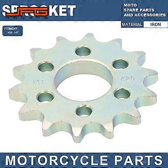 Accesorio de motocicleta 14T Piñón de cadena delantera para Surron Sur Ron Sur-Ron X S Light Bee Lightbee Iron