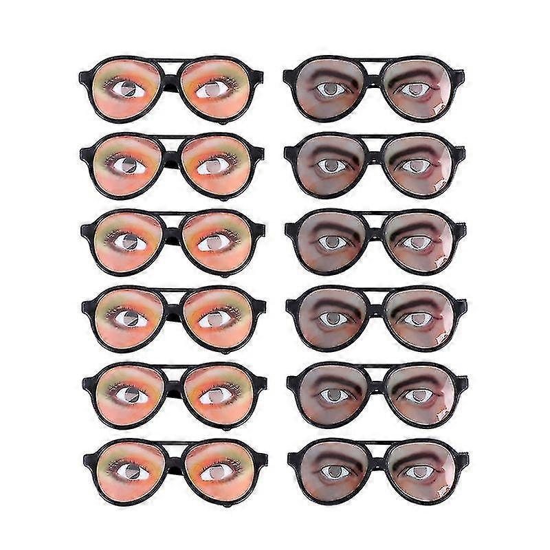 12pcs Funny Glasses For Halloween Decorations
