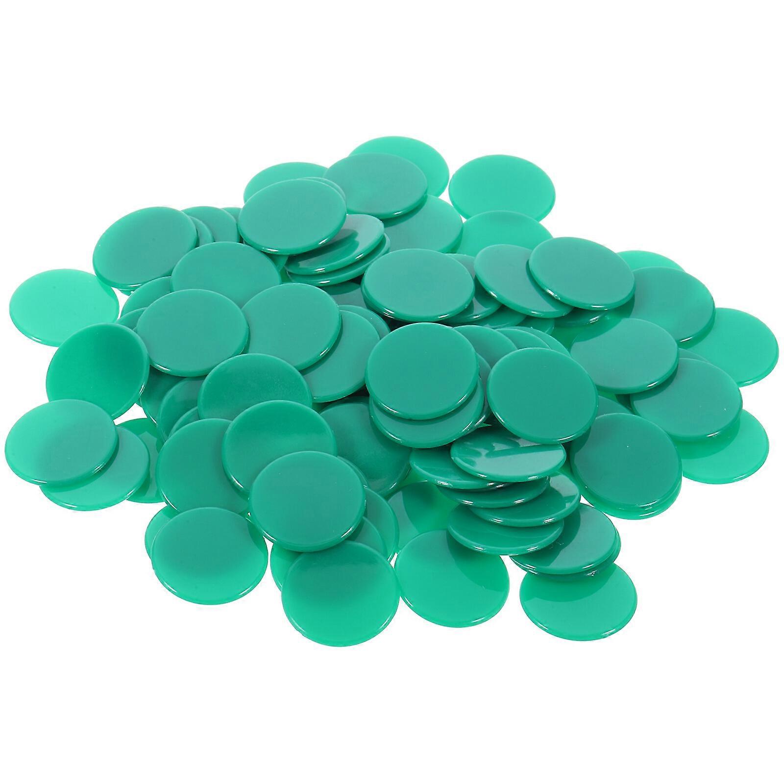 100pcs Bingo Chips Bingo Markers Counting Chips Poker Chips Party Game Counting Chips