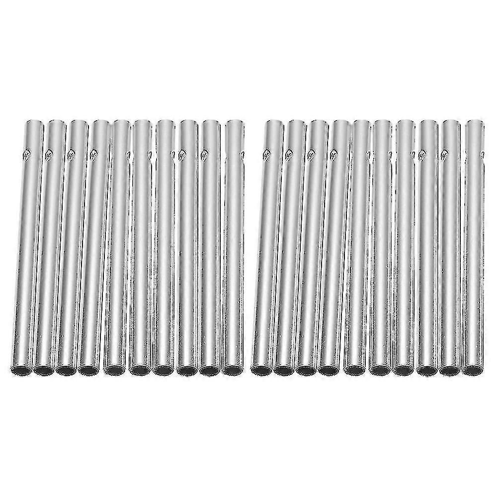 50 Pcs Metal Wind Chimes Wind Chime Empty Tubes Wind Chime Pipe Craft Windchime Tubes Single Tube Wind Chime Wind Chime Parts - MXBC