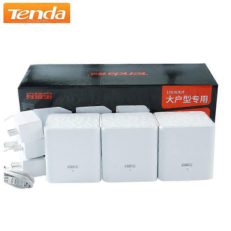 Tenda Nova Mesh WiFi-system MW3 Opptil 3500 kvm 3-pakning Dekning av hele hjemmet erstatter Wi-Fi-ruterforlenger Enkelt enkelt trinn APP