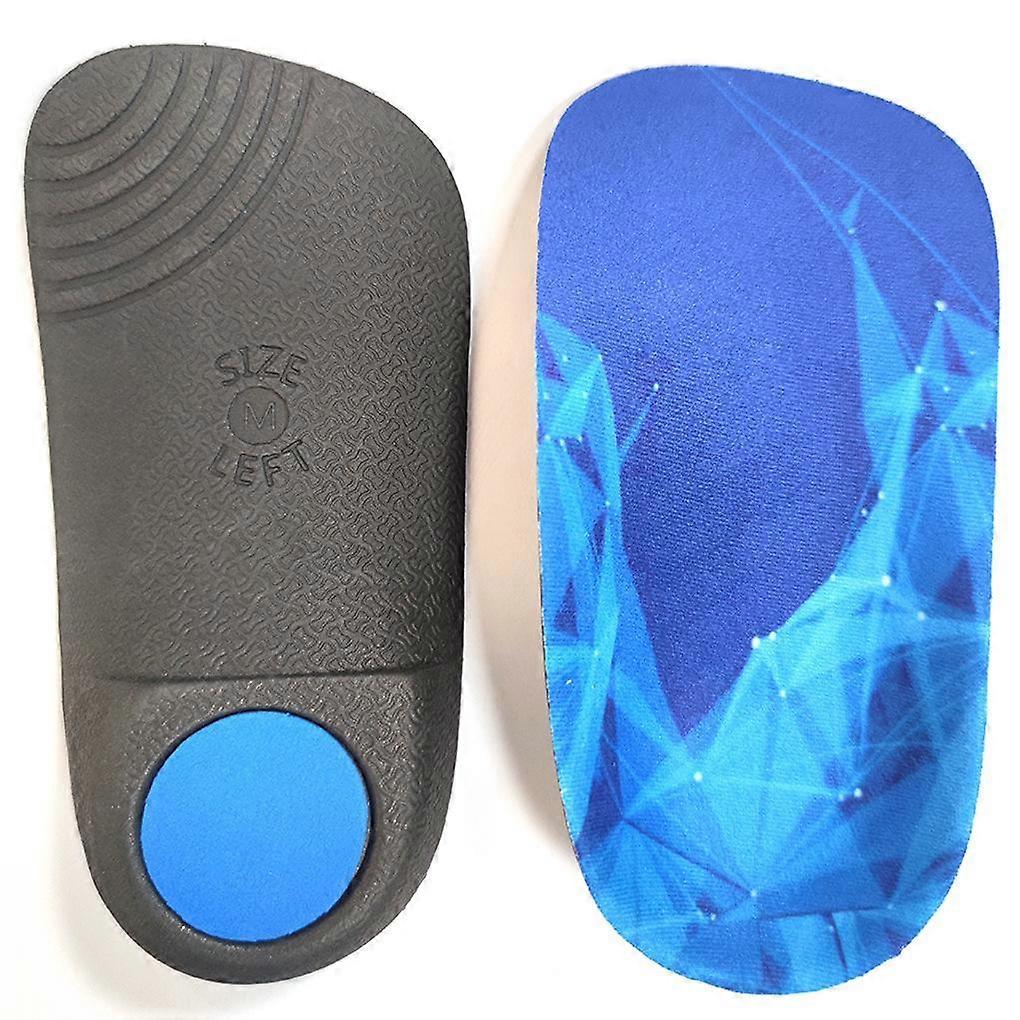 1Pair Arch Support Plantar Fasciitis Insoles 3/4 Length Orthotic Inserts