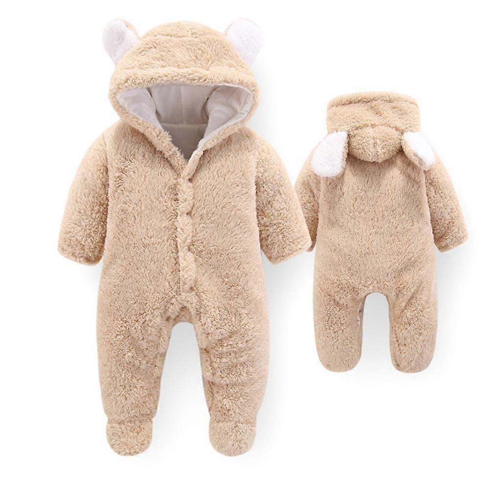 Unisex Baby Clothes Winter Coats Newborn Infant Jumpsuit Flannel