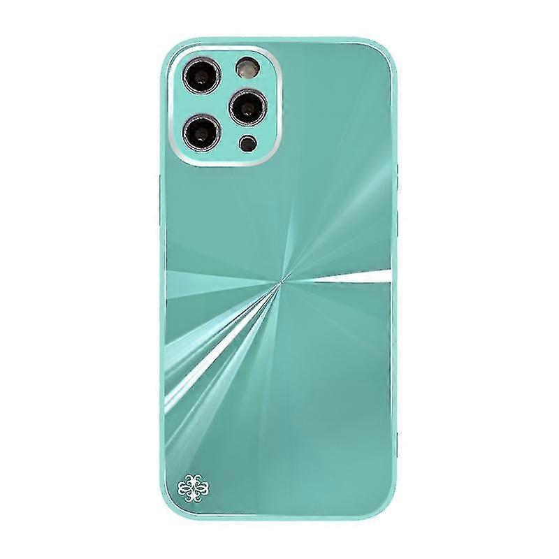 For Iphone 13 Pro Cd Texture Tpu + Tempered Glass Phone Case (white)