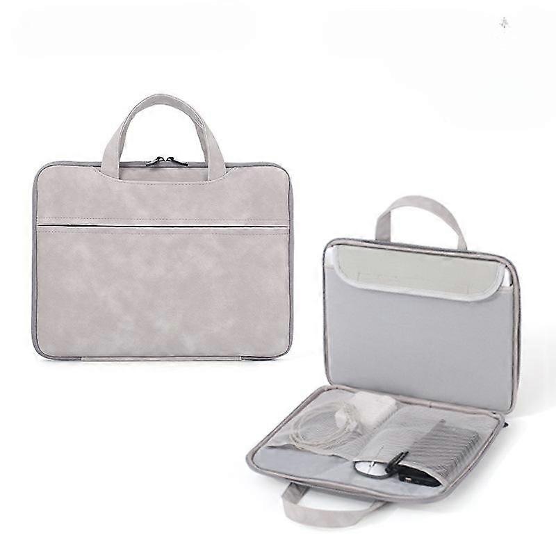Portable Laptop Bag For Men and Women Macbooks 15.6/14 inch PU Full Open Large Capacity Computer bag