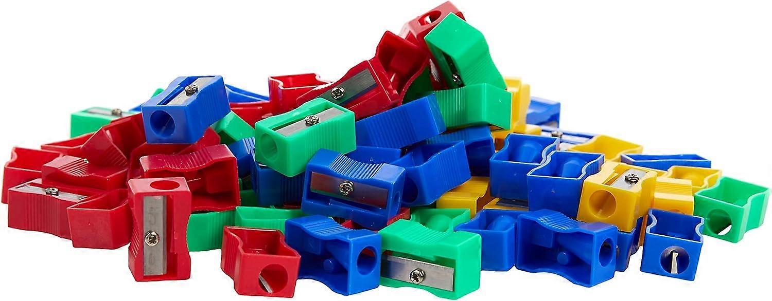 Plastic Pencil Sharpeners - Assorted (Pack of 100)