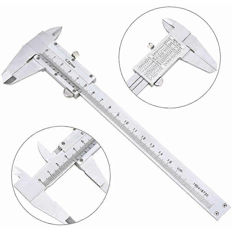 Winter-Promotion, Edelstahl-Messschieber - Messschieber 150mm 6" Messschieber Messschieber Mikrometer Messwerkzeug