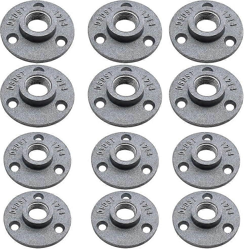 12 pieces of DN15/4 points/three-hole flange base