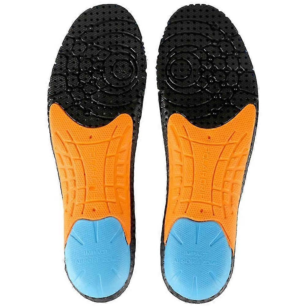 Running Insole - Shock Absorbing, Sweat Absorbent, Breathable EVA, Arch Support