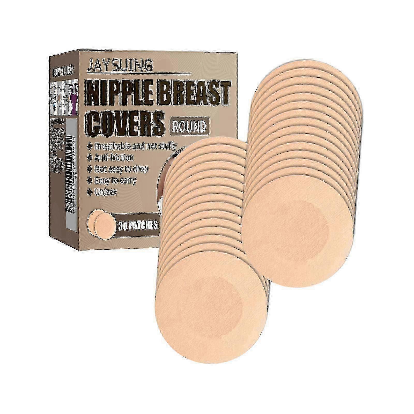 Jaysuing Disposable Nipple Paste Breathable Invisible Not Easy To Fall Disposable Nipple Paste Nipple Coverage Exposure Chest Paste - Br