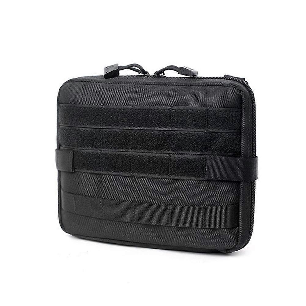 Tactical Admin Molle (Modular Lightweight Load-Carrying Equipment) Pouch, Medical, EDC, EMT Utility Bag, Shell Design, Attachable Bag, 1000D Nylon Hik