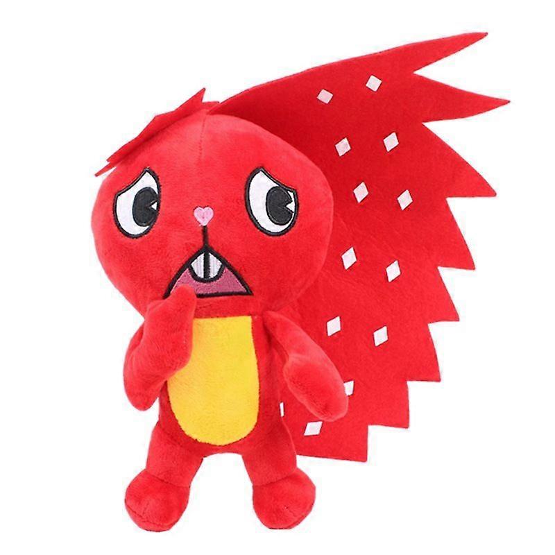 28cmハッピーツリーフレンズぬいぐるみカワイイ漫画アニメぬいぐるみフレーキーフリッピーソフトピロールーム装飾人形ギフト男の子女の子