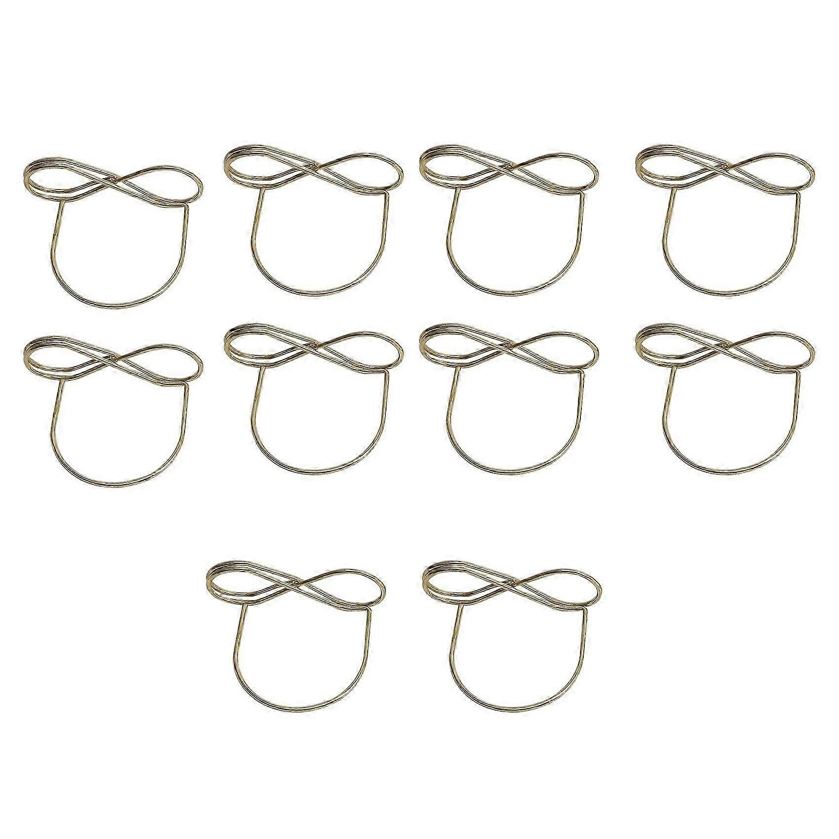 20pcs Table Number Holder Stands Place Card Holder Bow Shape Table Number Holder Metal Place Card H