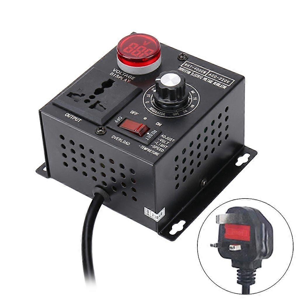 Upgraded SCR Electronic Voltage Regulator 4000W 220V Single Phrase Motor Fan