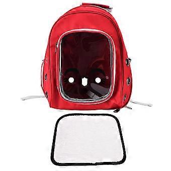 Katzentrage-Rucksack, bequemer und atmungsaktiver Haustier-Rucksack mit gepolsterter Rückenstütze für kleine Hunde