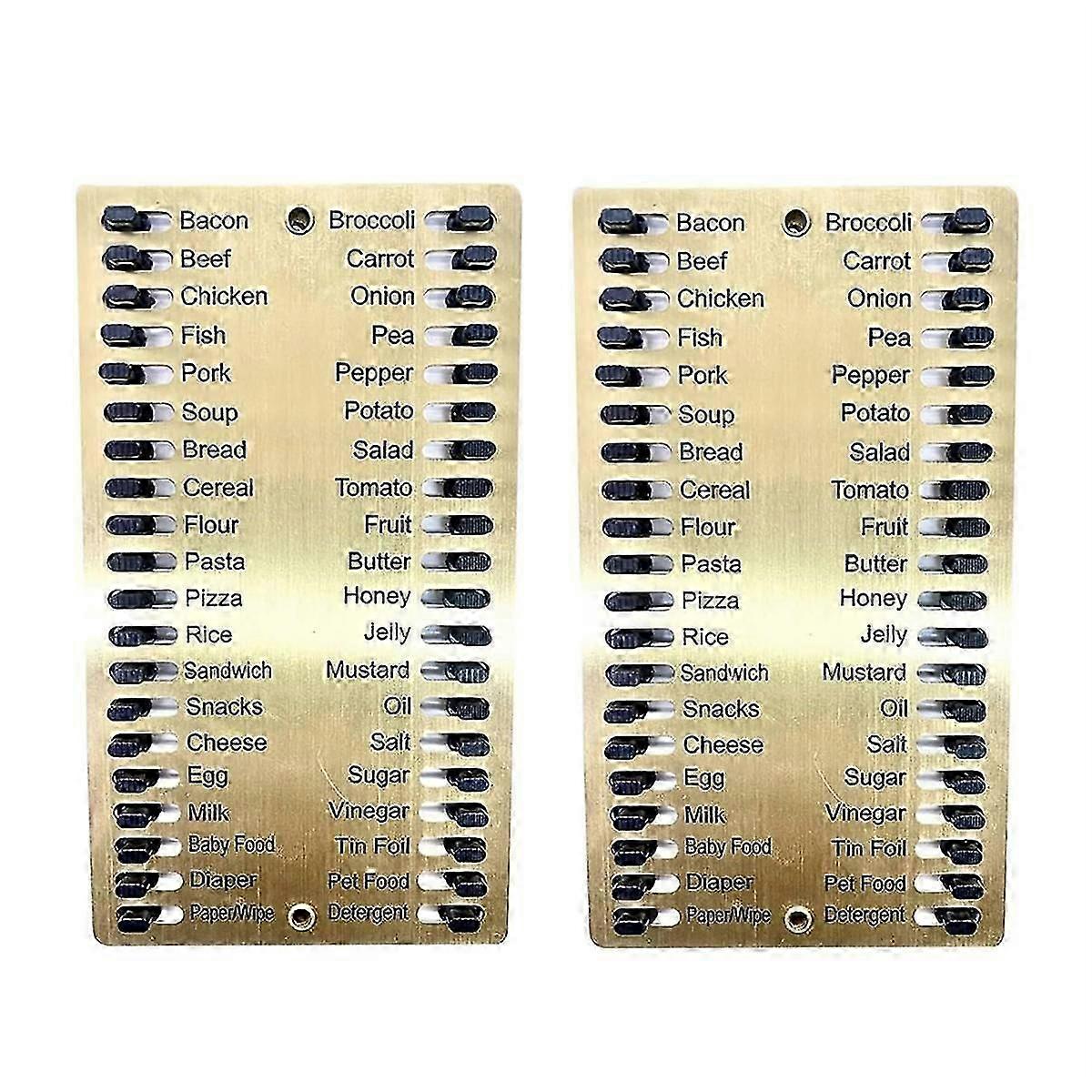 Practical Shopping List Management Tool Reusable Reminder Board Shopping Planner Boards Suitable For Home