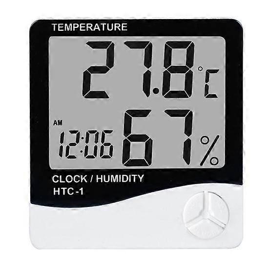 Clear Hygrometer Large Display Professional ABS Garden Thermometer for Outdoor