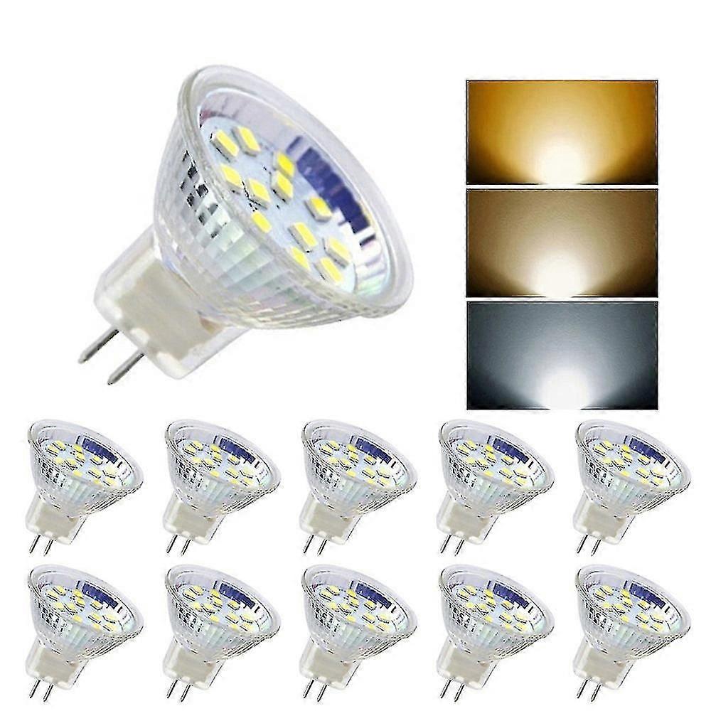 10kpl Mr11 Lamput 3w/5w AC/dc12v-24v Led Gu4 Bi-pin Base Blubs