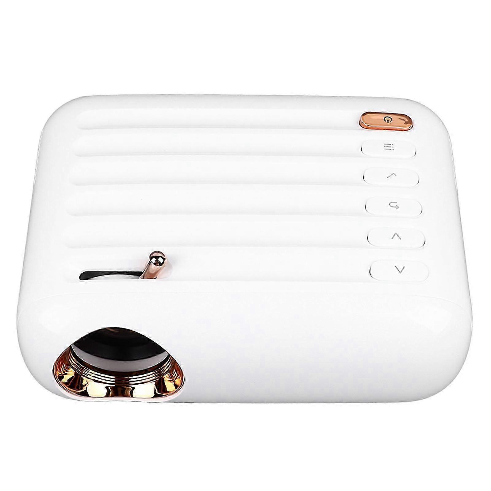 Portable Projector Hd 720p Bluetooth Wireless Simultaneous Screen Mini Projector For Home Bedroom Us Plug 110v Simultaneous Screen Model