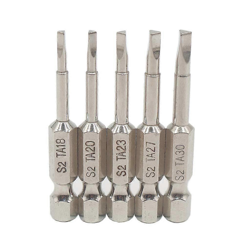 Screwdriver Bit Set Magnetic Triangle 50mm Length 5 Pieces