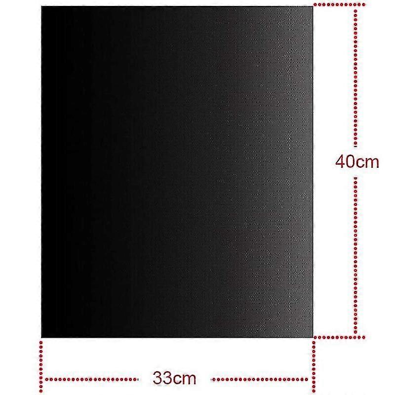 Baking mat for grilling 40 x 33 cm Black 5pcs