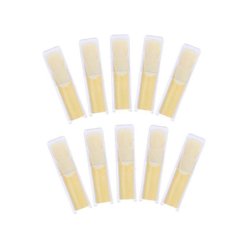 10Pcs/Set Bb Clarinet Reeds Traditional Reed Force 2.5 Woodwind Parts Clarinet Tenor Saxophone Reeds