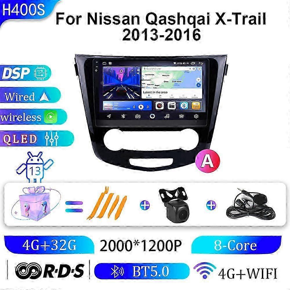 Suitable for Nissan X-Trail A car 13-16 in car Android large screen navigator GPS navigation all-in-one machine-2K