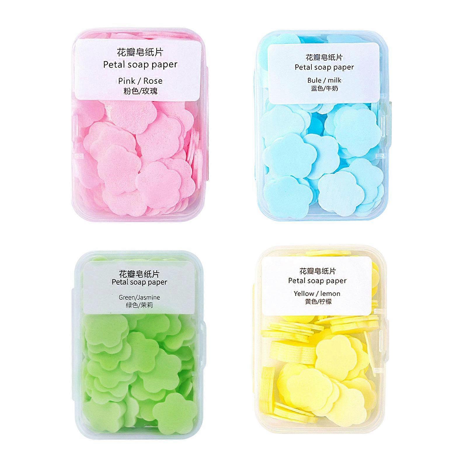 400x Soap Paper Sheets, Disposable Paper Soap Sheets Foaming Paper Soap for